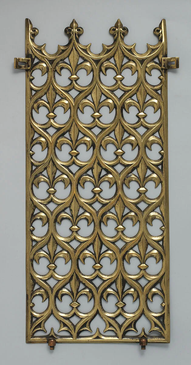 Decorative grill from the Palace of Westminster — John Hardman & Co.|Augustus Welby Northmore Pugin