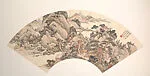 近代 應野平 山水 扇面|Landscape — Ying Yeping