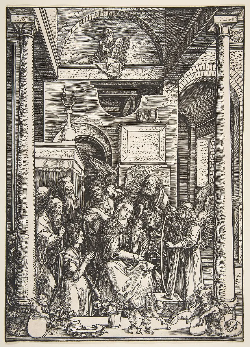 The Glorification of the Virgin, from The Life of the Virgin — Albrecht Dürer