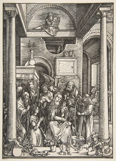 The Glorification of  the Virgin, from The Life of the Virgin