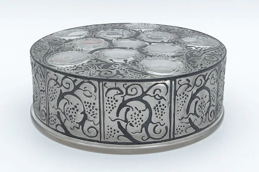 "Roger" or "Pheasants and Cabochons" Box with Cover
