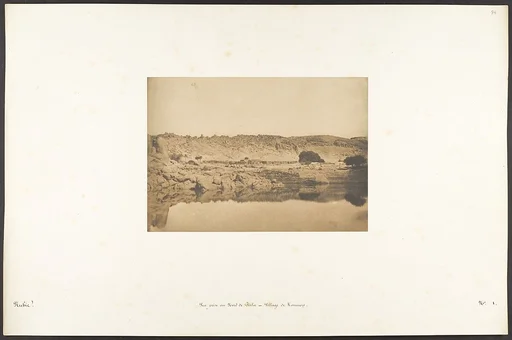 Vue prise au Nord de Philae - Village de Kounoço
