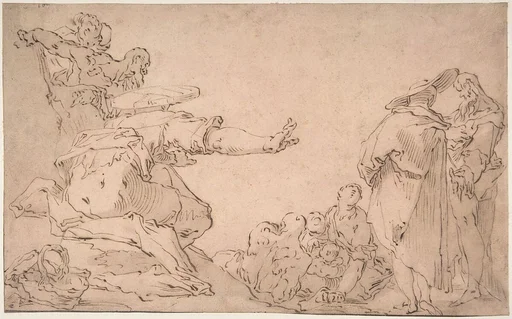 Saint John Preaching in the Wilderness
