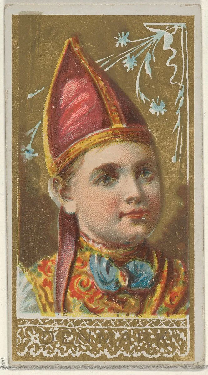 Denmark, from the Types of All Nations series (N24) for Allen & Ginter Cigarettes — George S. Harris & Sons|Allen & Ginter