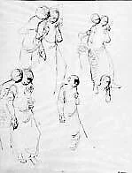 Study for Judas Kiss: Christ and Judas
