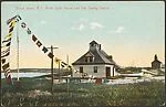 Block Island, R.I. North Light House and Life Saving Station