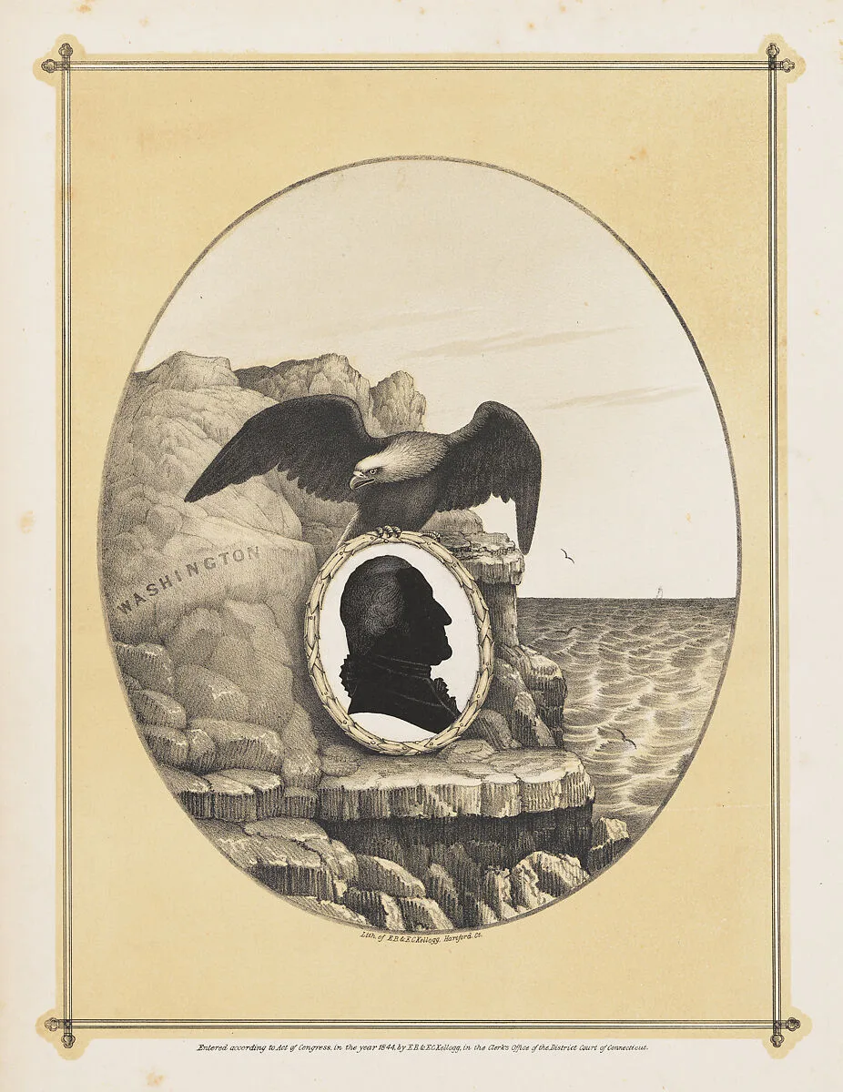 Silhouette Portrait of George Washington — William Henry Brown|E. B. & E. C. Kellogg|George Washington