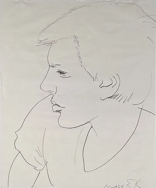 Portrait of Mark — Ellsworth Kelly