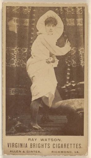 Ray Watson, from the Actors and Actresses series (N45, Type 1) for Virginia Brights Cigarettes