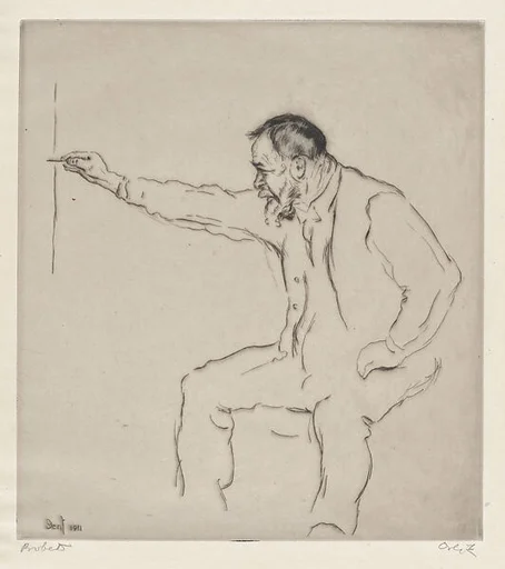 Ferdinand Hodler at the Easel