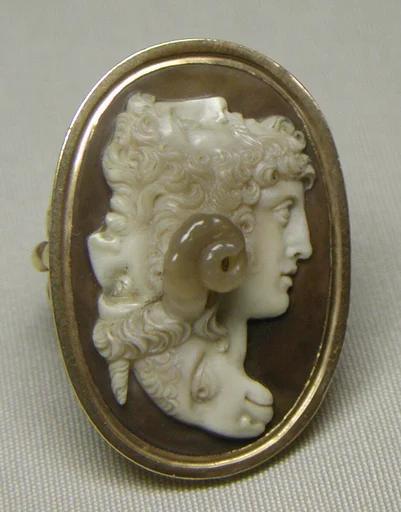 Gryllos: conjoined heads of a youth, a bearded man, a satyr, and a ram