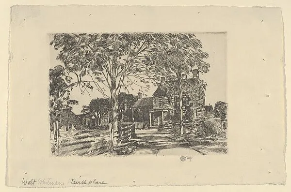 Walt Whitman's Birthplace — Childe Hassam