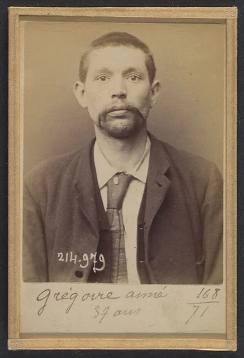 Grégoire. Aimé, Paul. 36 ans, né à Bruxelles (Belgique). Accordeur de piano. Anarchiste. 2/3/94.