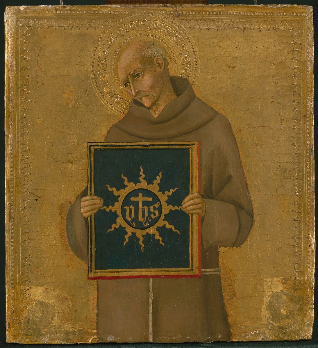Saint Bernardino — Sano di Pietro (Ansano di Pietro di Mencio)