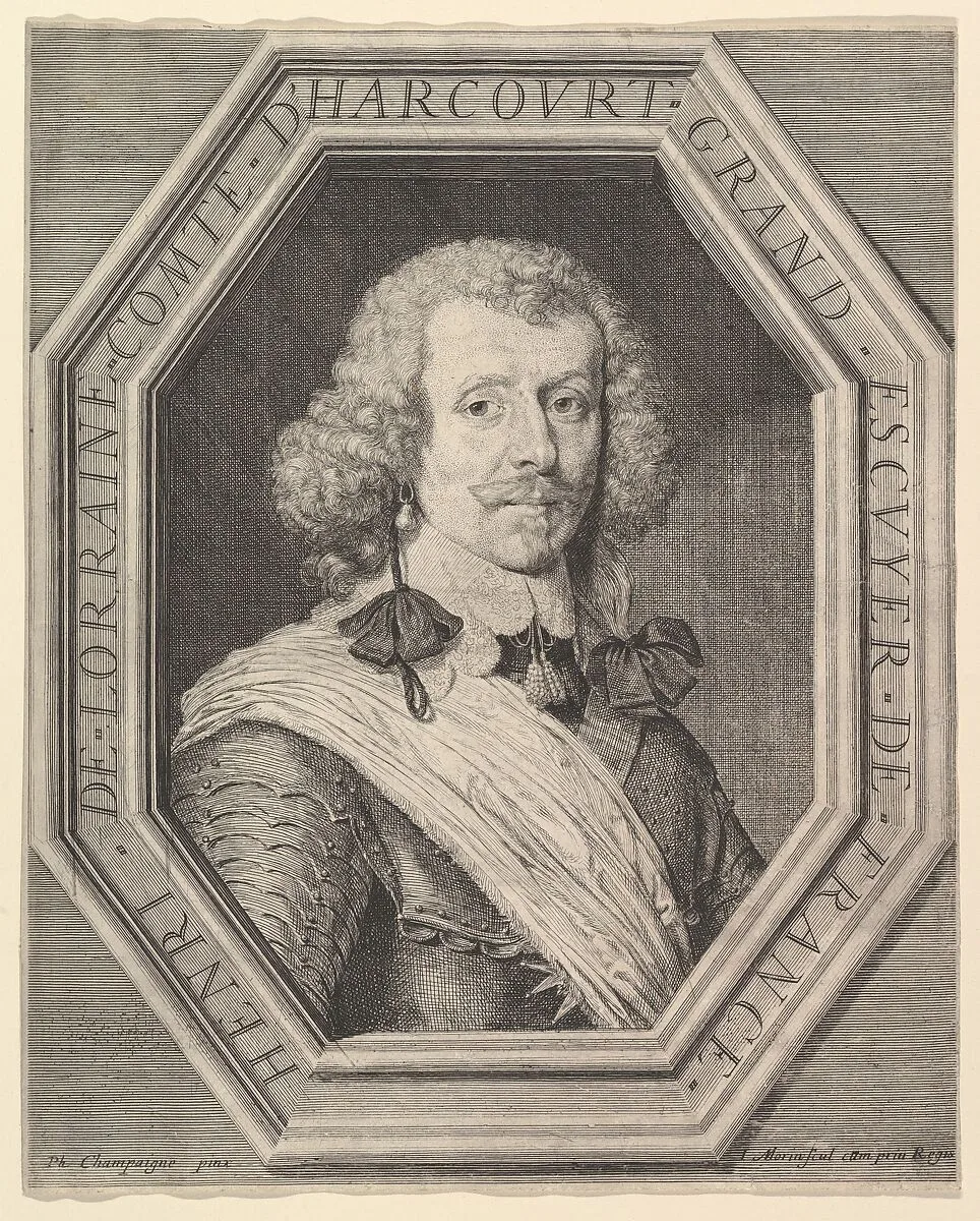 Henri de Lorraine, comte d'Harcourt — Jean Morin|Philippe de Champaigne
