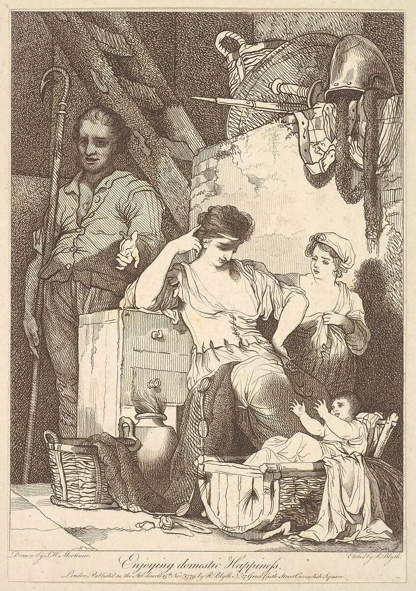 Enjoying Domestic Happiness — Robert Blyth|John Hamilton Mortimer