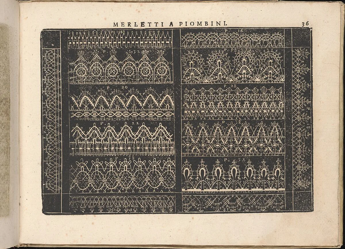 Fiore D'Ogni Virtu Per le Nobili Et Honeste Matrone, page 36 (recto) — Isabella Catanea Parasole|Antonio Fachetti
