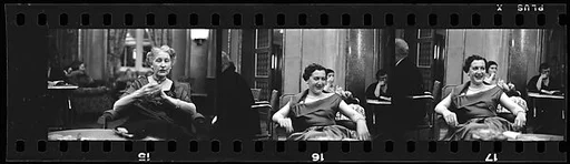 [28 Portraits of Unidentified Man and Woman in Club or Restaurant]