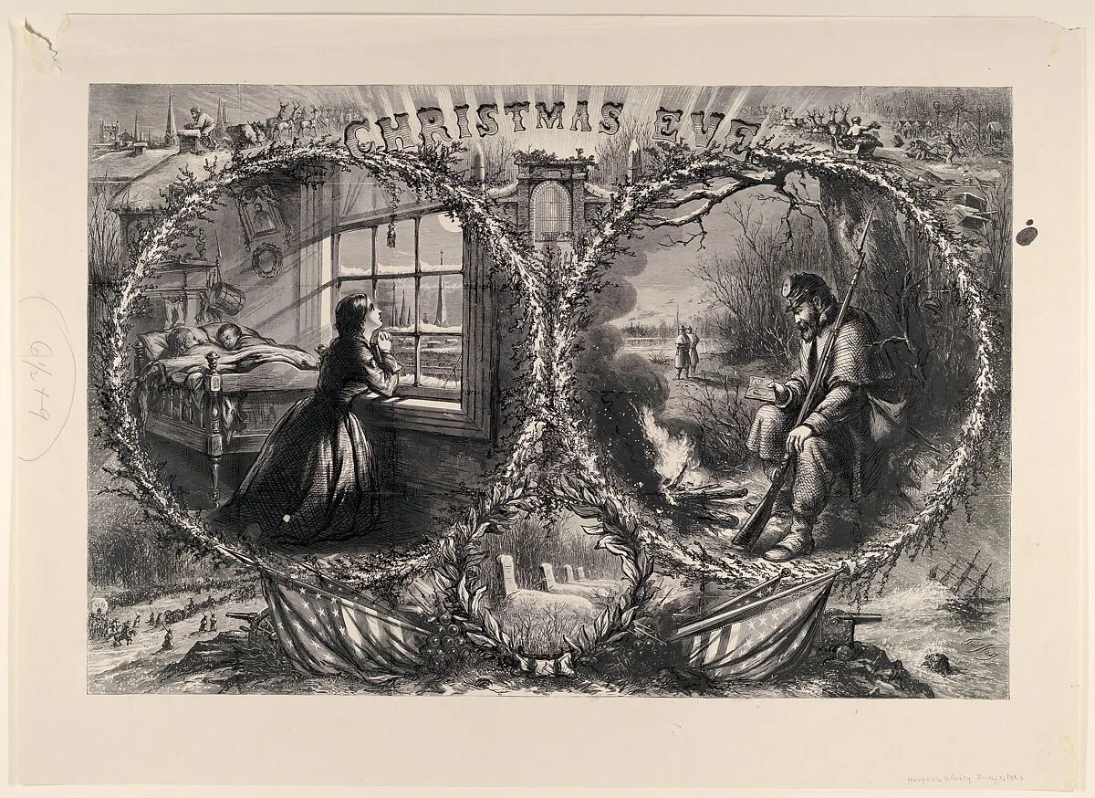 Christmas Eve (published "Harper's Weekly," January 3, 1863) — Thomas Nast