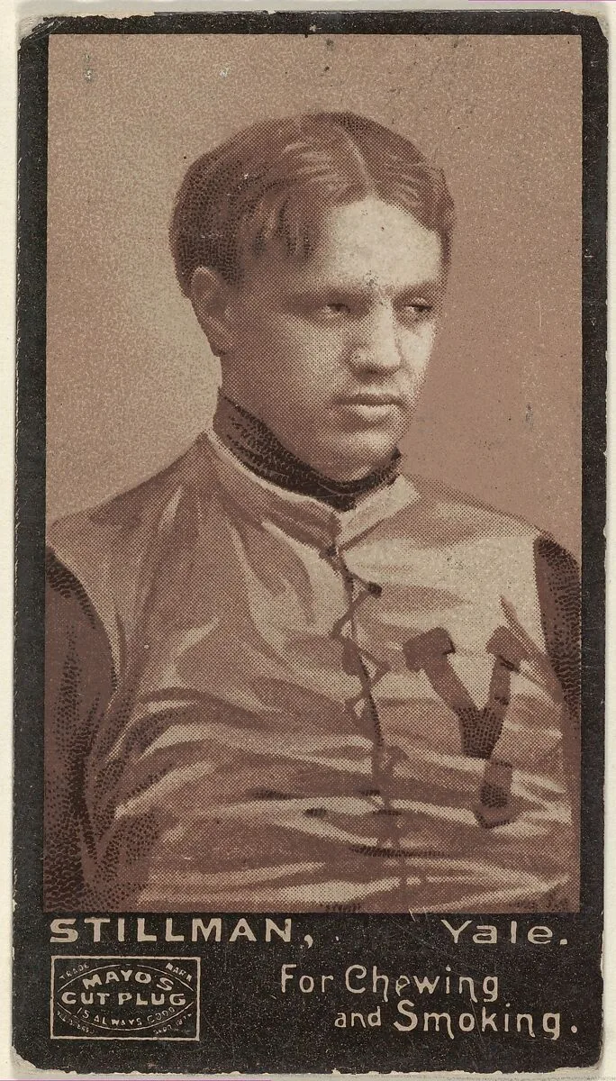 Stillman, Yale University, from the College Football Stars series (N302) for Mayo's Cut Plug Tobacco — P.H. Mayo & Brother, Richmond, Virginia