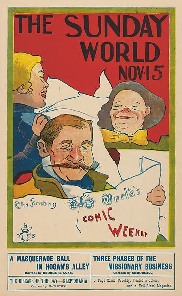 The Sunday World New: November 15th, A Masquerade Ball in Hogan's Alley — H. B.|The New York World