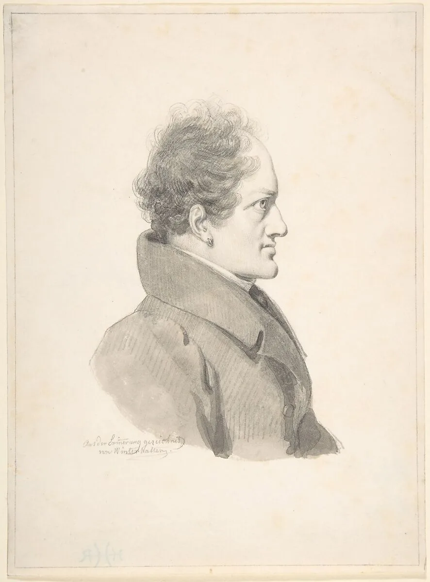 Portrait of Alois Senefelder — Alois Senefelder|Franz Xaver Winterhalter