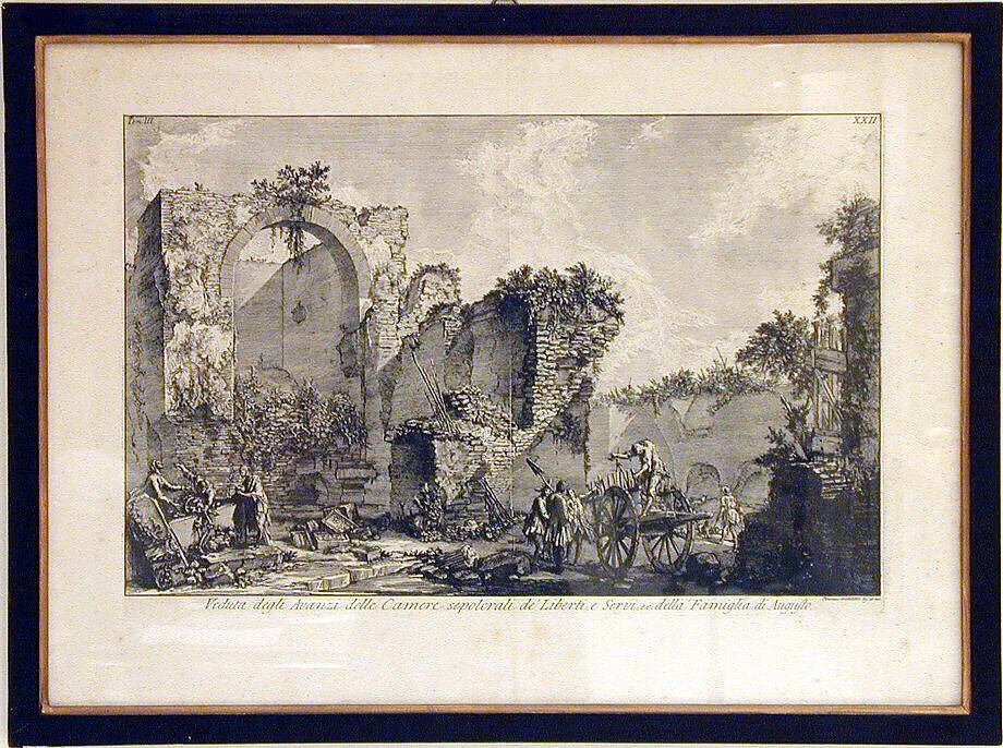 Six engravings and one map — Unknown