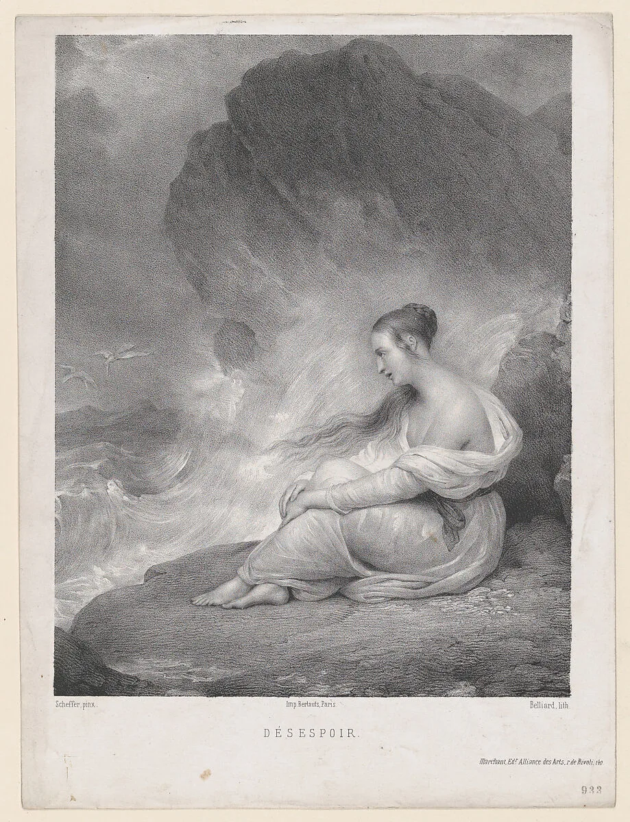 Despair — Ary Scheffer|Zéphirin Belliard|Bertauts