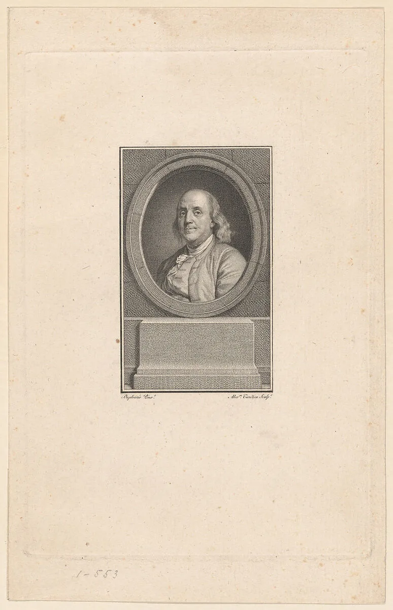 Benjamin Franklin — Joseph Siffred Duplessis|Benjamin Franklin|Antoine Augustin Renouard|Pierre Alexandre Tardieu