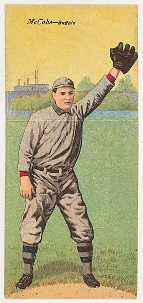 McCabe, Buffalo, from the Mecca Double Folder series (T201) — Mecca Cigarettes
