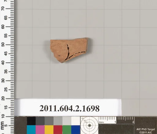Terracotta fragment of a skyphos (deep drinking cup)