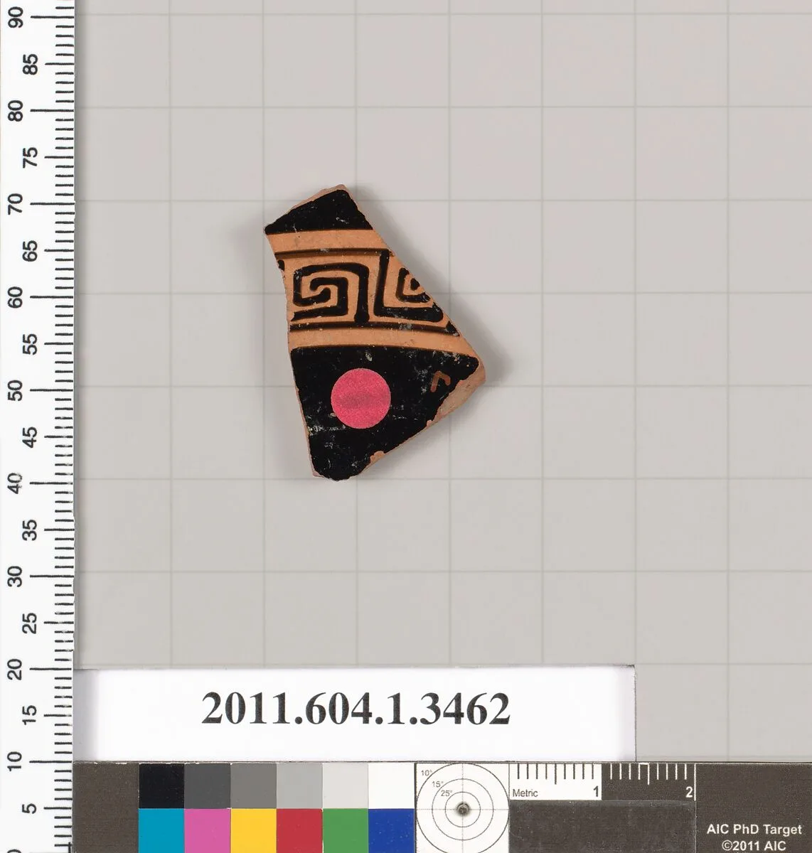 Terracotta fragment of a kylix (drinking cup) — Unknown