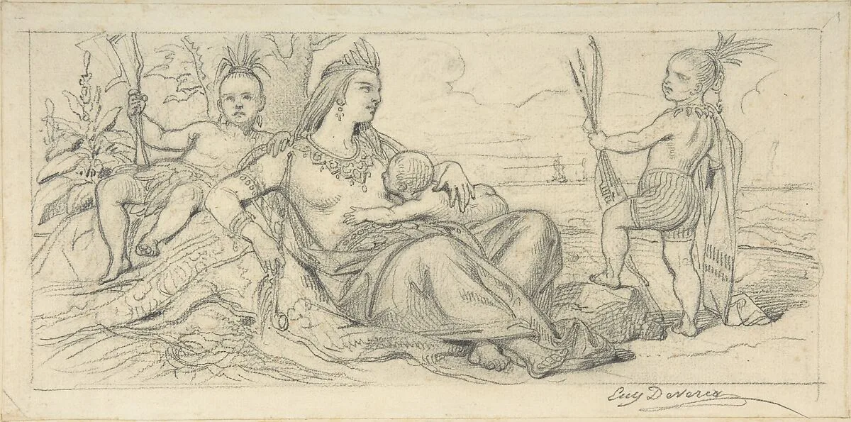 Allegory of America — Eugène Devéria