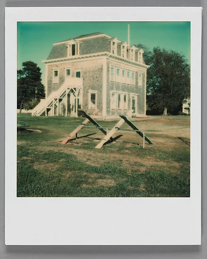 [Three-Story Clapboard House and Seesaws, Martha's Vineyard, Massachusetts]