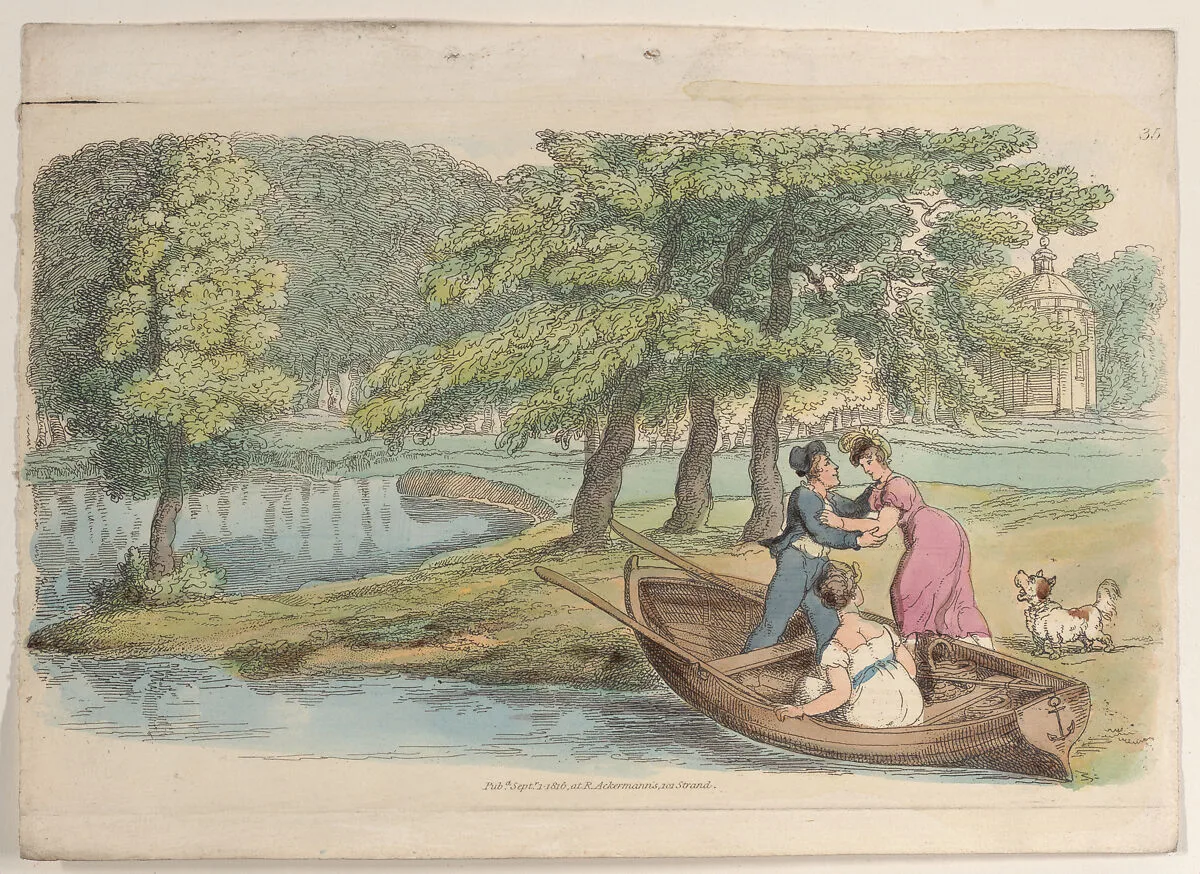 Plate 35, from "World in Miniature" — Thomas Rowlandson|Rudolph Ackermann, London
