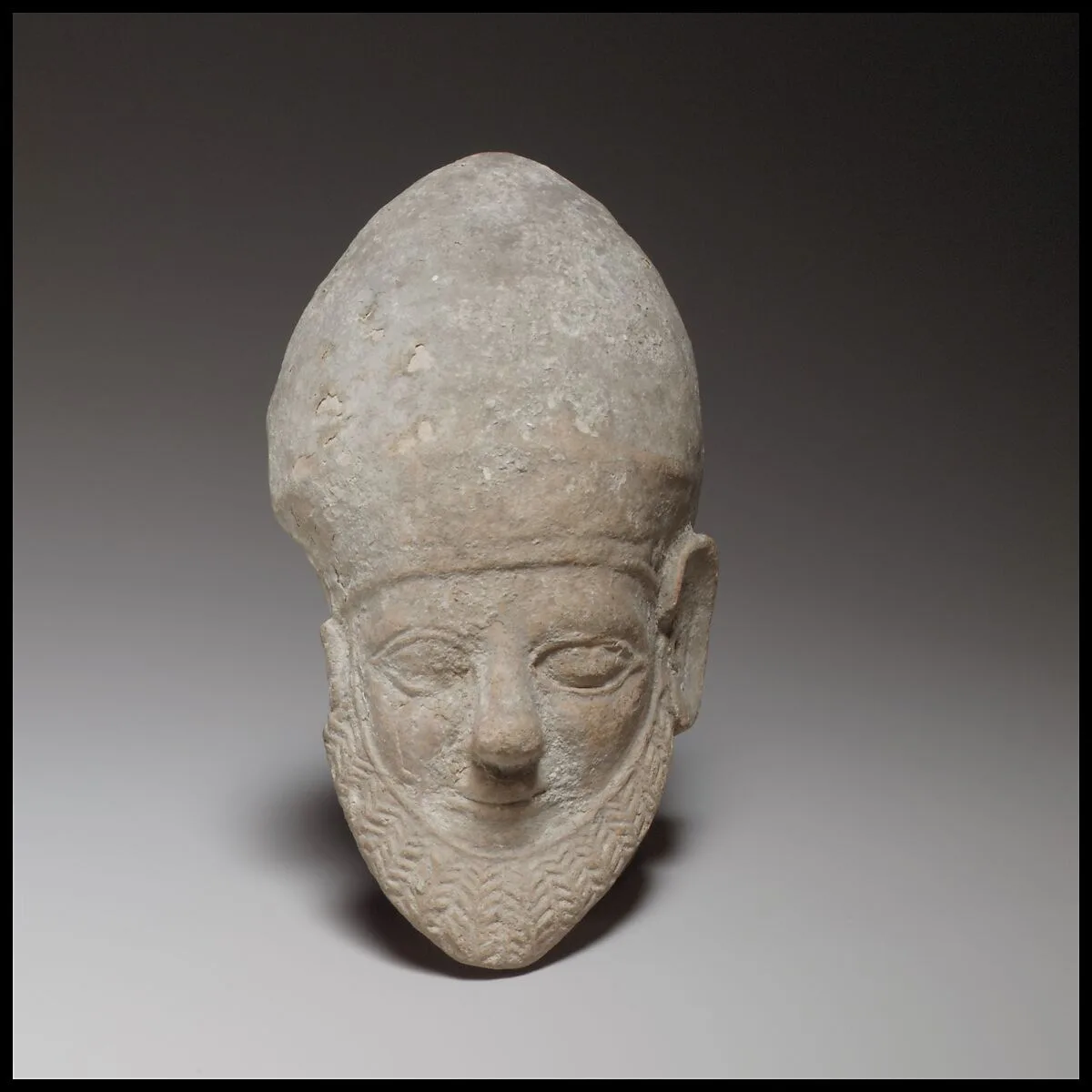 Bearded male head — Unknown