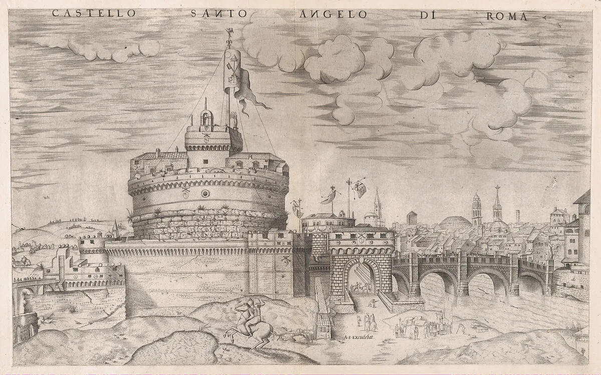 Speculum Romanae Magnificentiae: Castello Sant' Angelo — Anonymous|Antonio Salamanca