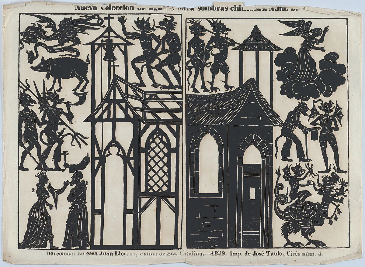Sheet 5 of figures for Chinese shadow puppets — José Taulo|Juan Llorens