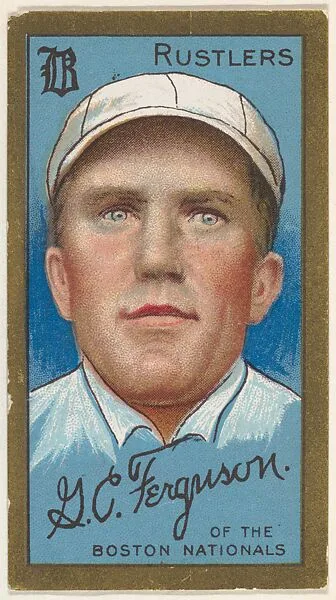 G.C. Ferguson, Boston Rustlers, National League, from the "Baseball Series" (Gold Borders) set (T205) issued by the American Tobacco Company — American Tobacco Company