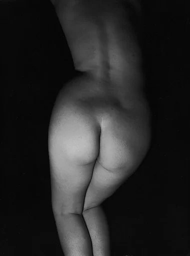 [Eleanor Callahan Reclining on Side, Rear View]