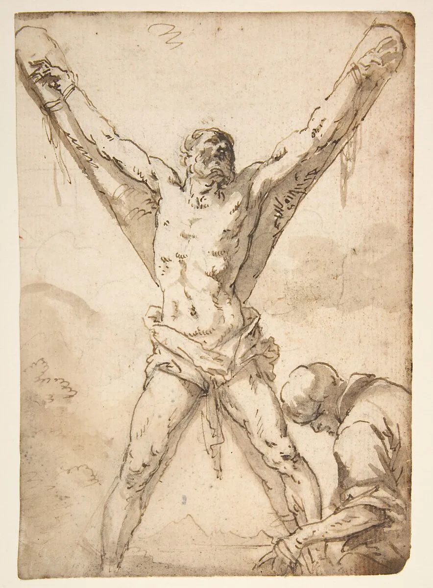 Martyrdom of St. Andrew — Salvator Rosa