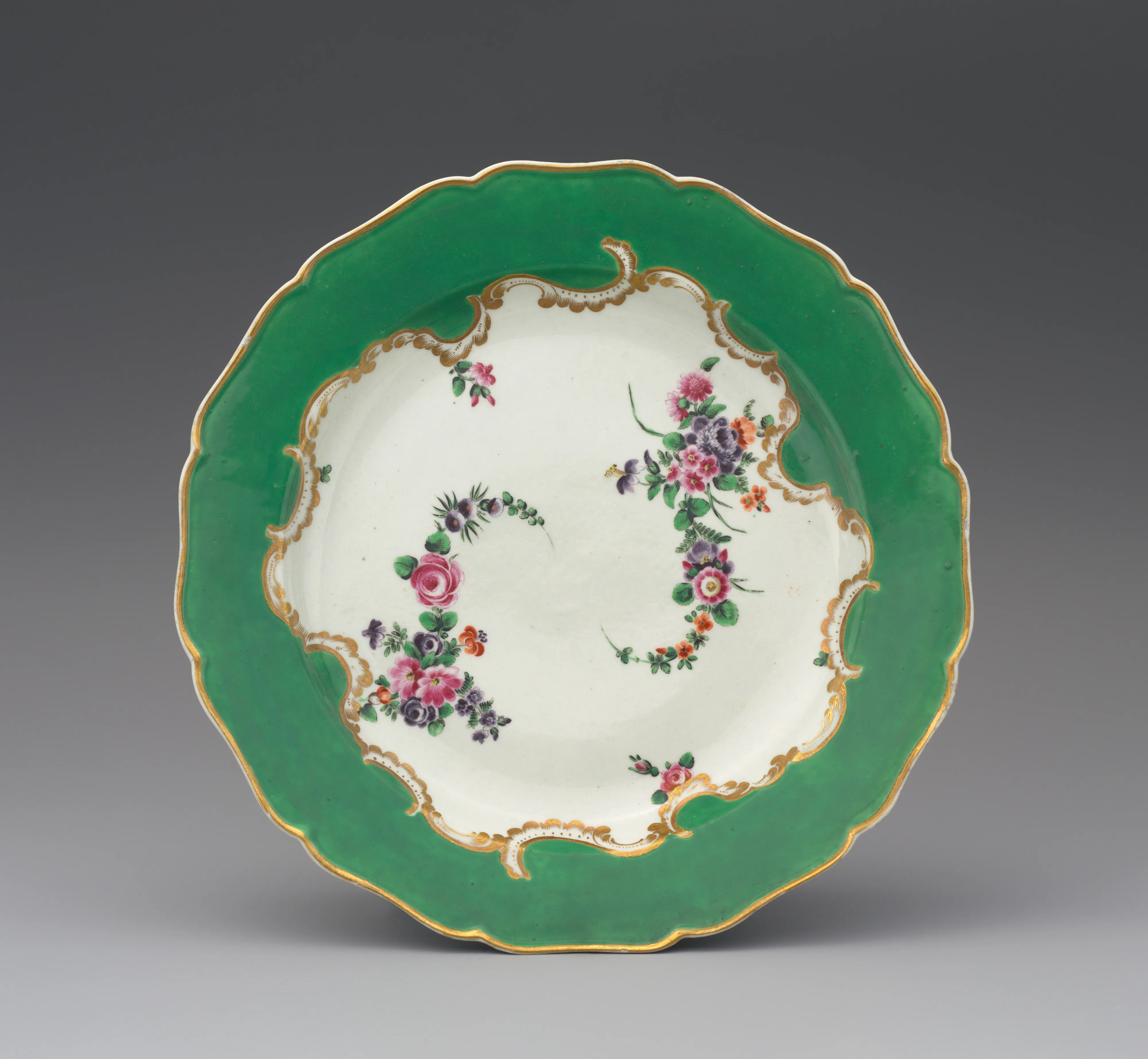 Plate — Worcester factory