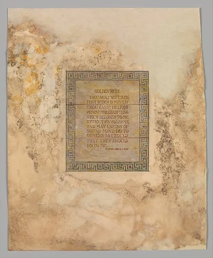 Design for mausoleum window
