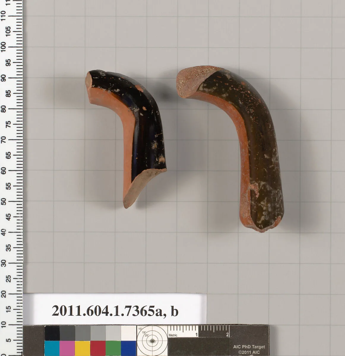Terracotta fragments of kylikes (drinking cups) — Unknown