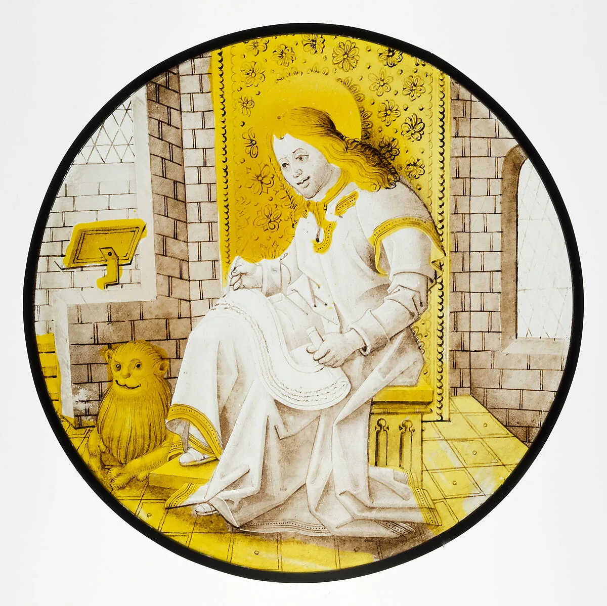 Roundel with Saint Mark — Unknown