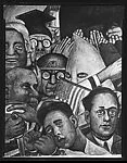[Detail of "Mussolini" Panel of Diego Rivera's Mural for the New Worker's School, New York City]