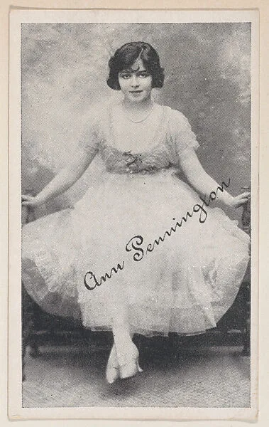 Ann Pennington from Kromo Gravure "Leading Moving Picture Stars" (W623) — Kromo Gravure Photo Company, Detroit, Michigan