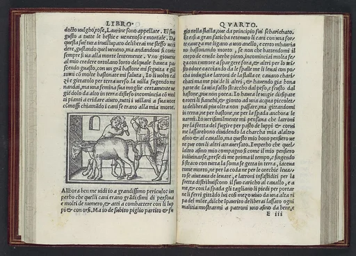Apulegio volgare, diuiso in undeci libri, novamente stampato & in molti lochi aggiontoui che nella prima impressione gli manchaua, & de molte più figure adornato