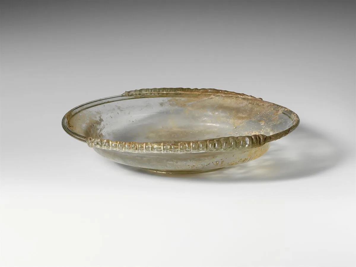 Glass dish — Unknown