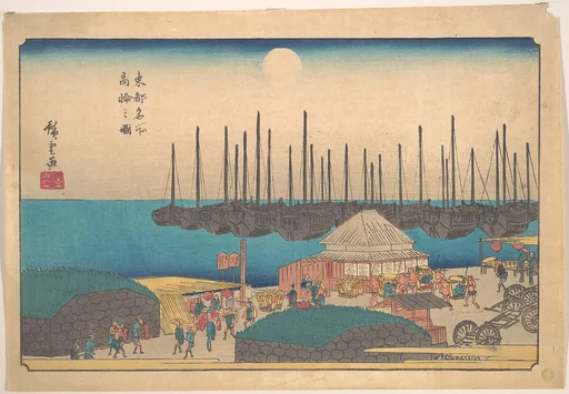 東都名所 高輪之図|Takanawa no Zu